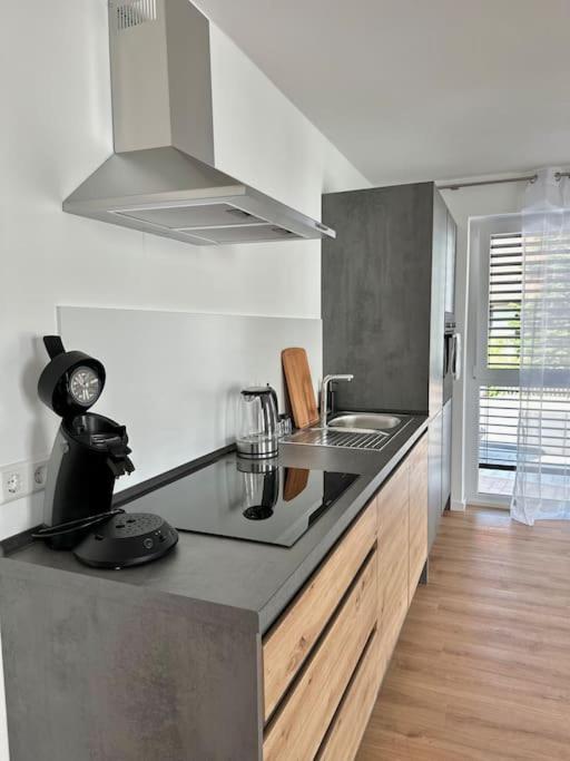 Amao-Pearl I Comfort Suite I 94Qm I Kingsize-Bett I Exklusiv Mit Balkon & Tiefgarage I Aufzug Offenburg Dış mekan fotoğraf